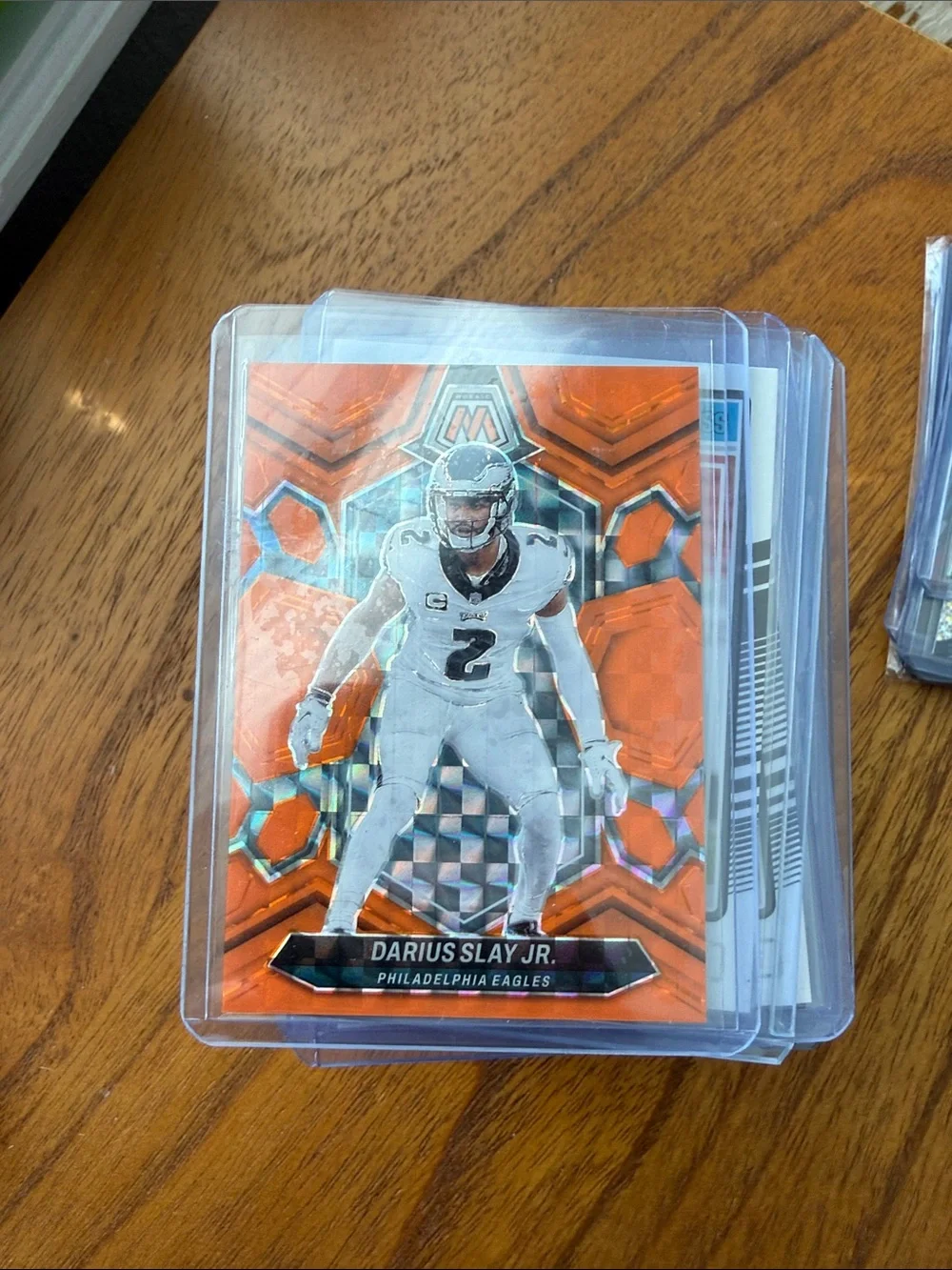 Darius Slay Jr. Philadelphia Eagles Orange /25 Prism Football Card
